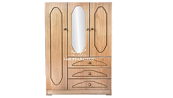 CLOSET COLOSO CON FIGURA ESPEJ