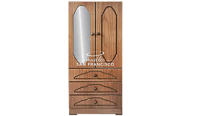 CLOSET COLOSO CON FIGURA ESPEJ