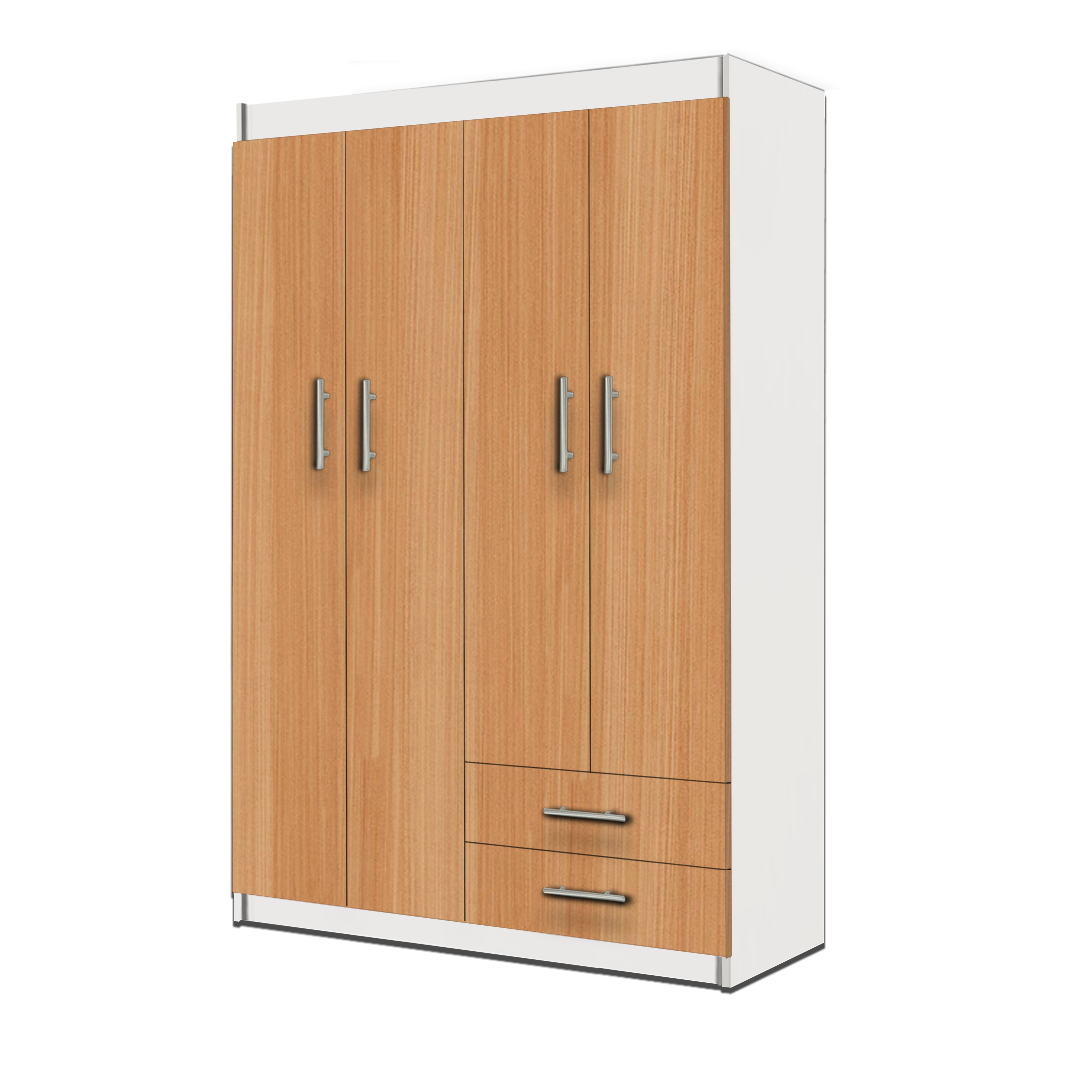 CLOSET 4 PUERTAS 2 CAJONES COI