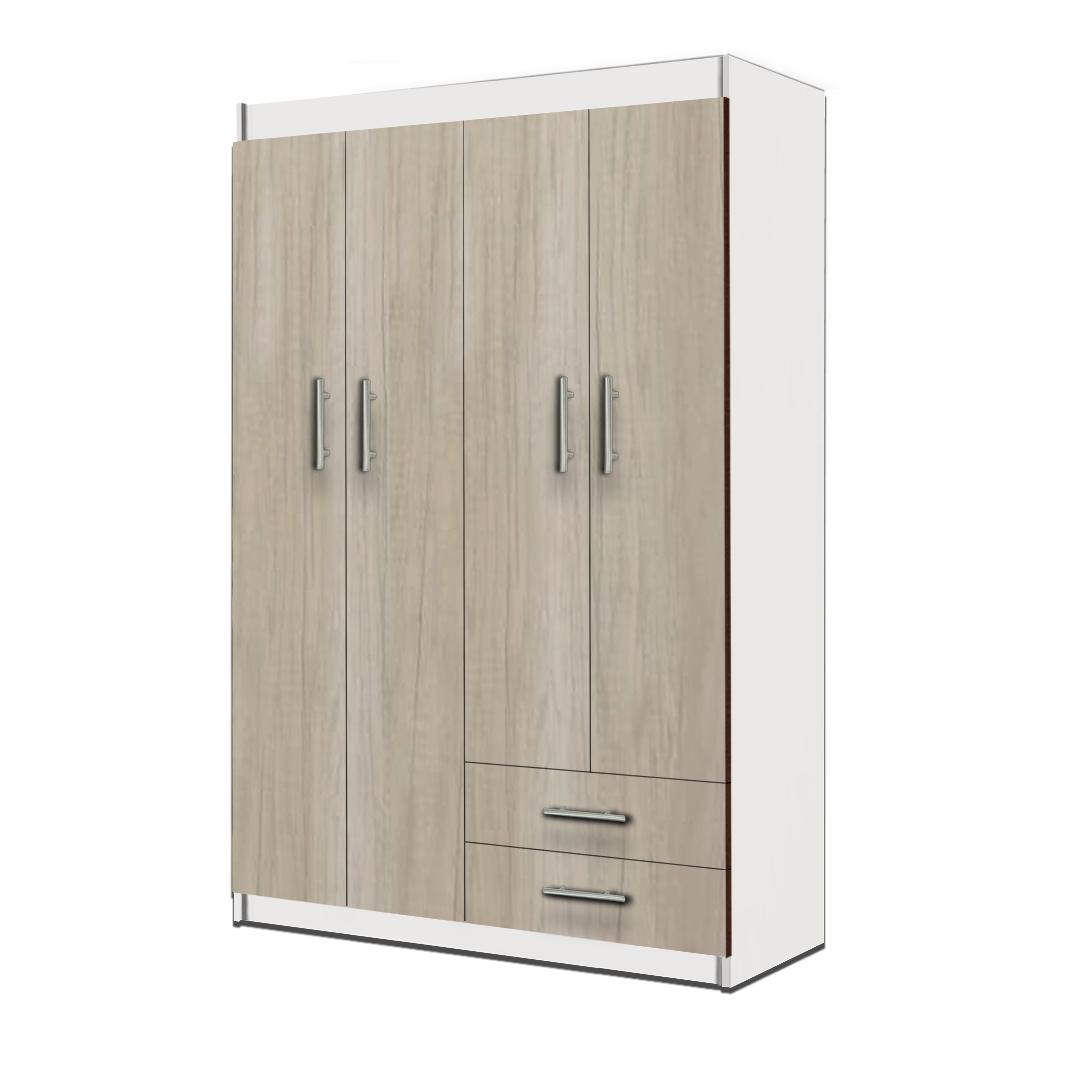 CLOSET 4 PUERTAS 2 CAJONES TOS